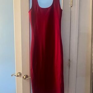 Hudson Jeans Red Maxi Dress
